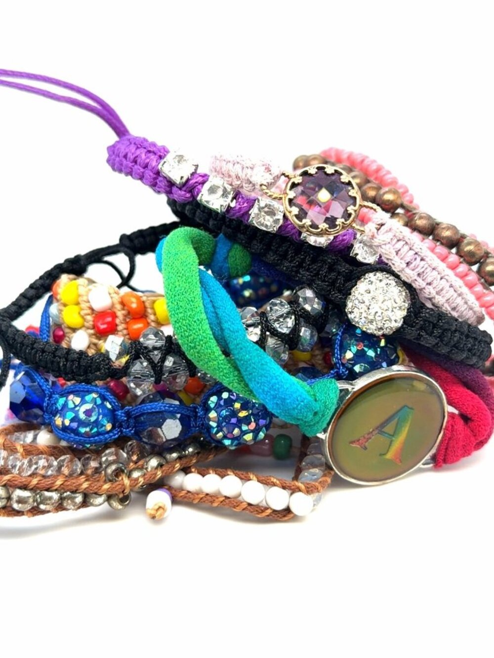 Lot‎ of Stones Bracelets (d)